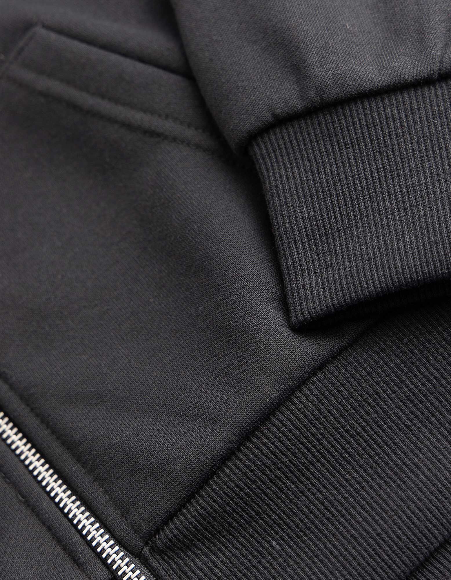 Sweatjacke - Cropped - Hellblau