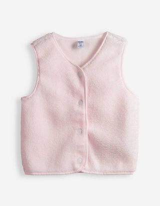 Weste - Teddyfell - rosa