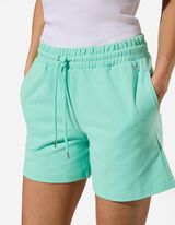 Shorts - Baumwoll-Mix - Mint