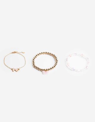 Armband - 3er-Pack - goldfarben