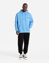 bluza z kapturem - Rick and Morty - niebieski