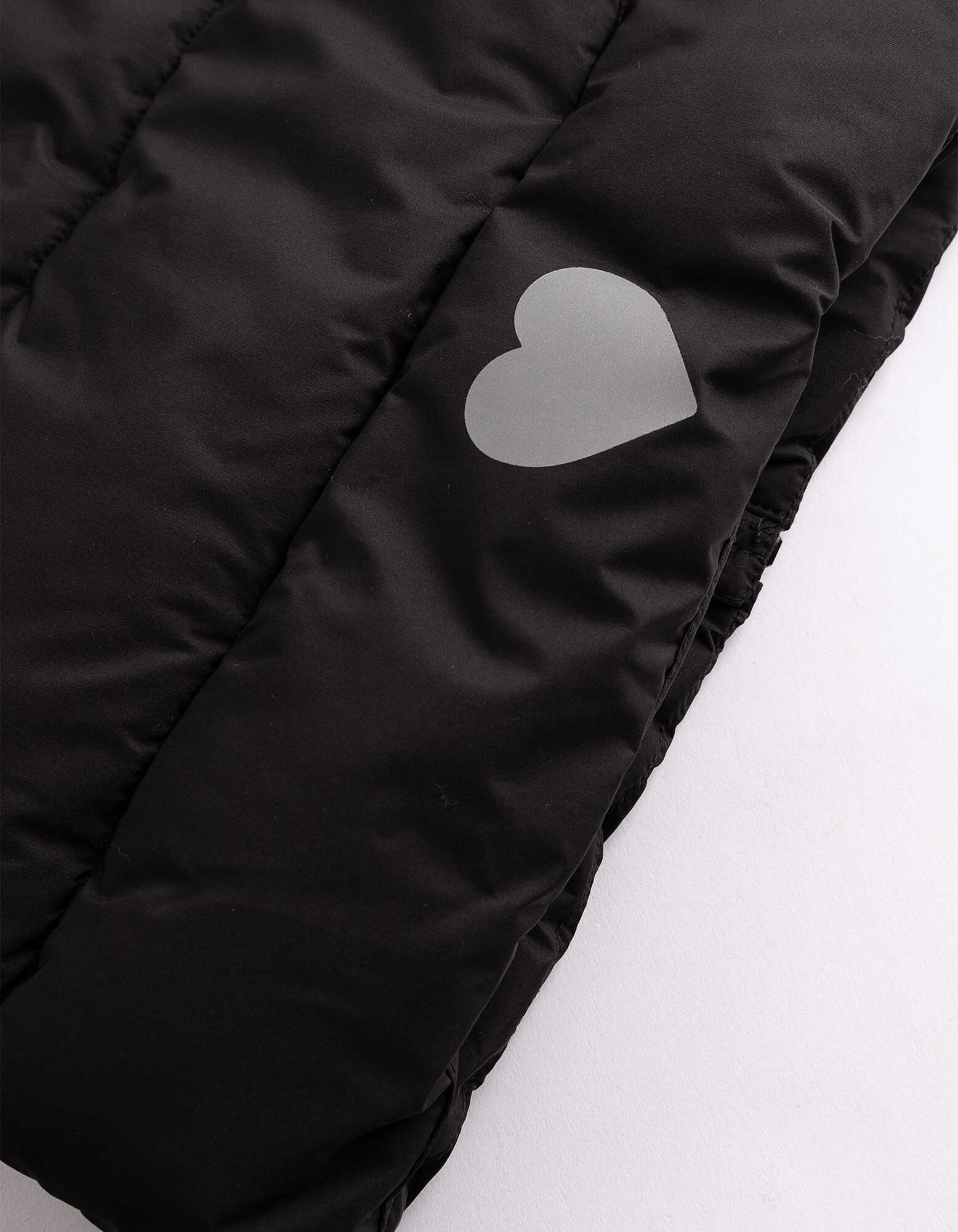 Manteau matelass&eacute; - D&eacute;perlant - noir