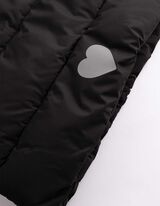 Manteau matelass&eacute; - D&eacute;perlant - noir