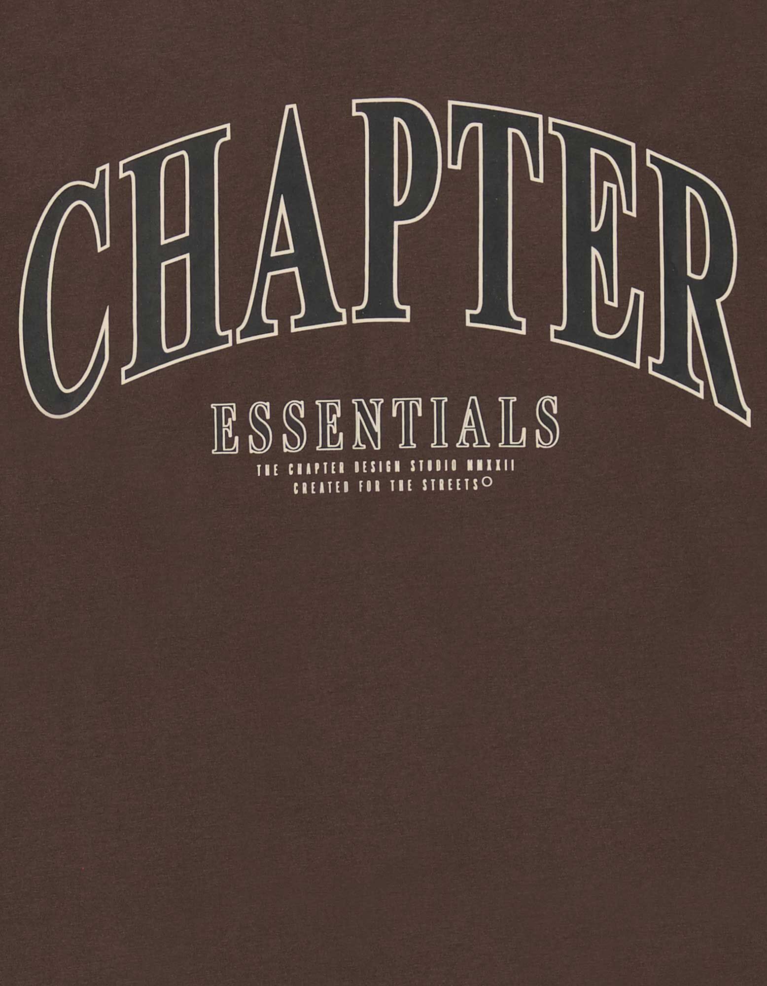 T-shirt - Imprim&eacute; - Marron fonc&eacute;