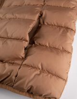 Prošívaná vesta - Stojáček - béžová