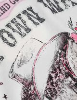 Maglia a manica lunga - Stampa - bianco