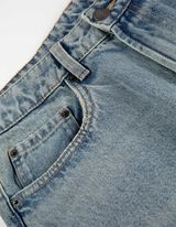 Farmernadr&aacute;g - Egyenes fazon - vilagoskek