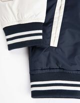 Kolegijos striukė - Nugaros raštas - tamsiai melynas