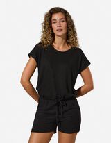 Strickshirt - Viskose-Mix - Schwarz
