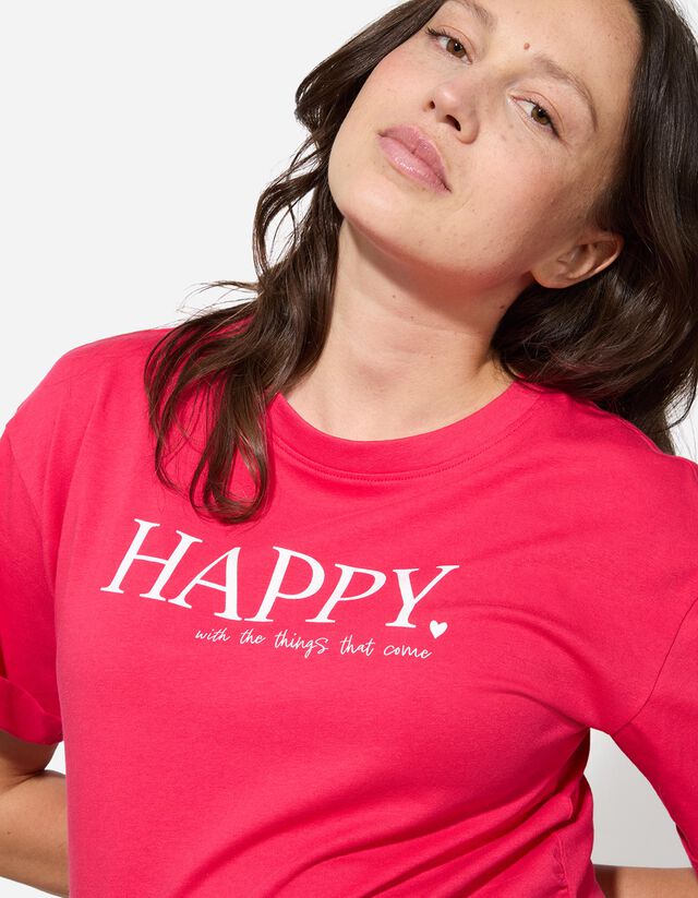 T-shirt - Print - pink