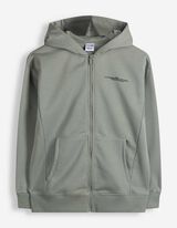 Sweatjacke - Oversized Fit - Hellgr&uuml;n