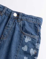 Jeans - Laserprint - blau