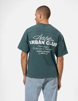T-Shirt - R&uuml;ckenprint - dunkelblau