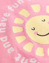 T-Shirt - R&uuml;ckenprint - Pink