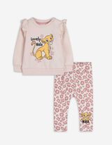 Set aus Sweatshirt und Hose - König der Löwen - rosa