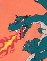 T-shirt - Stampa frontale - arancione