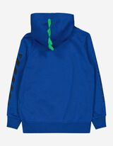 Felpa con cappuccio - Stampa - blu