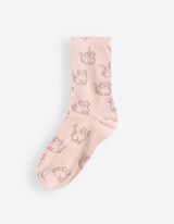Socken - Allover-Muster - Pink