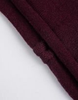 Beanie - einfarbig - dunkelrot