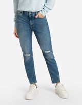 Džínsy - Účinky prania - modra