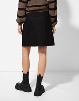 Szoknya - Gyapjú megjelenés - fekete