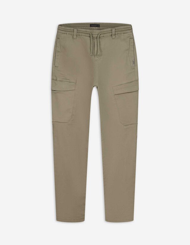 Cargohose - Gürtelschlaufen - braun