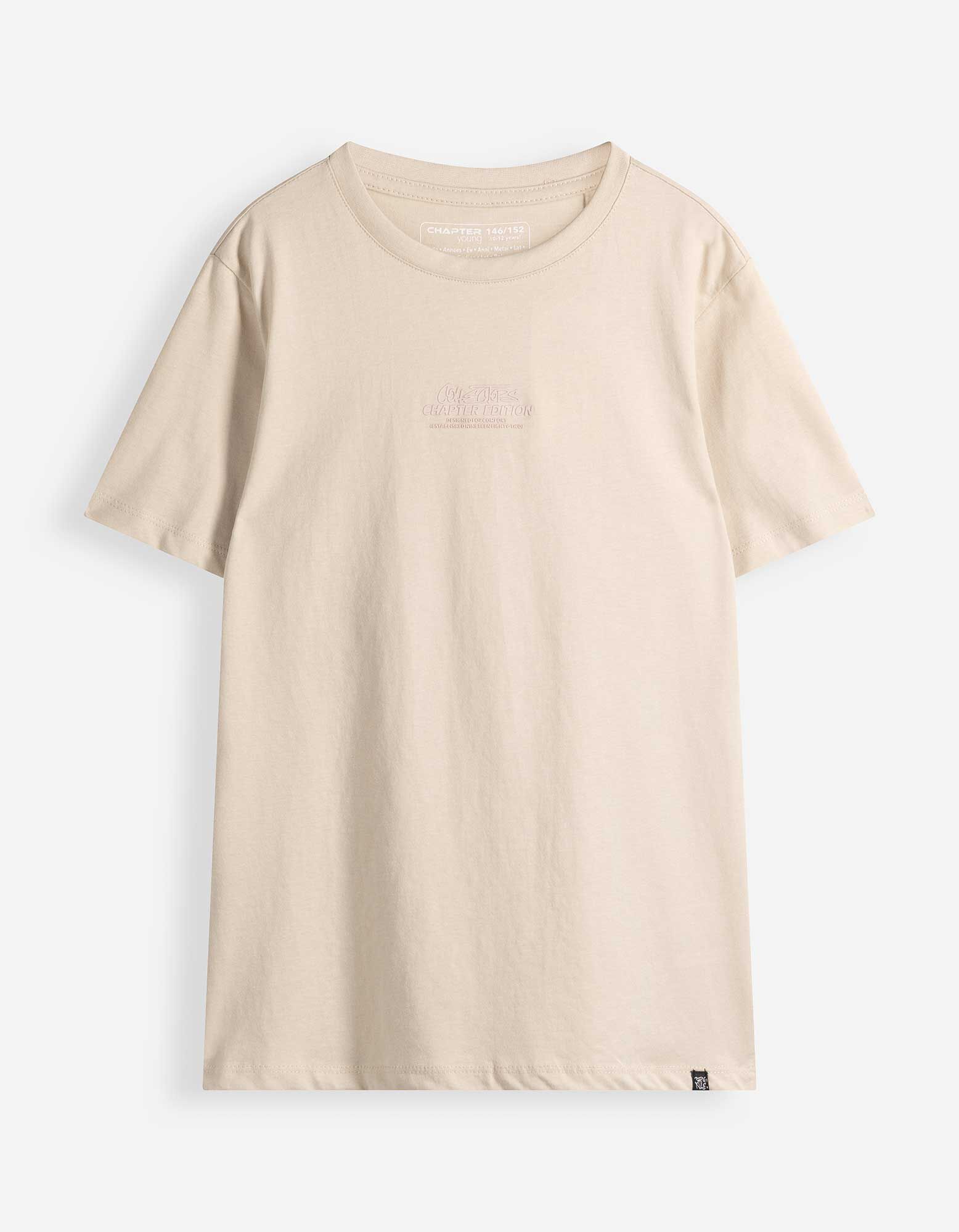 T-Shirt - Print - Hellgrau