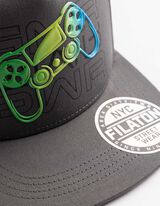 Basecap - Wandleuchte - grau