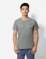 Tričko - Knoflíky - tmave zelena