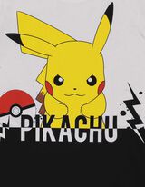T-shirt - Pikachu - bialy
