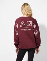 Mikina - Zadn&yacute; v&yacute;tlačok - tmavocervena