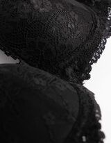 Push-up-bh - met beugel - zwart