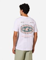 T-Shirt - R&uuml;ckenprint - wei&szlig;