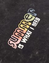 T-Shirt - Print - grau