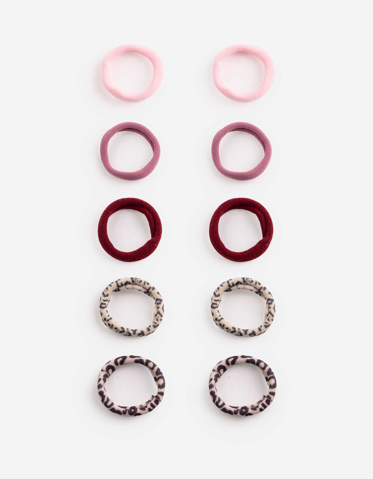 &Eacute;lastique &agrave; cheveux - Lot de 10 - rose