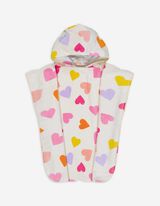 Accappatoio da bagno - Stampa allover - bianco