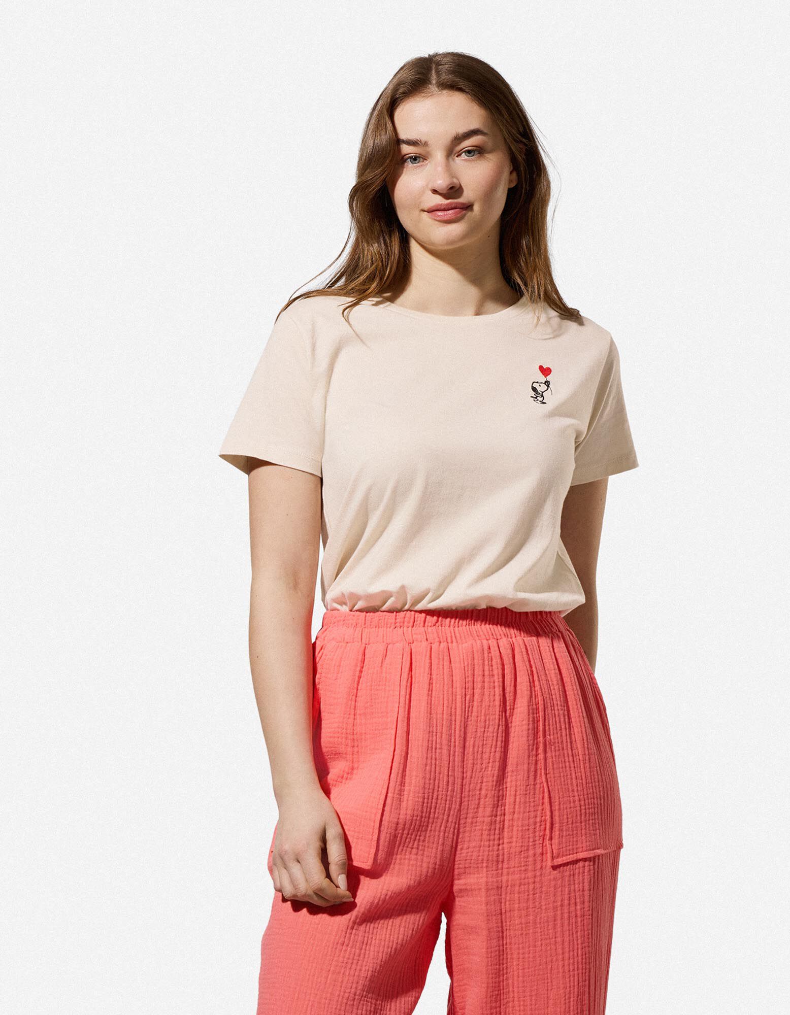 T-shirt - Snoopy - wit