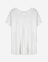 Shirt - Seitenschlitz - weiß