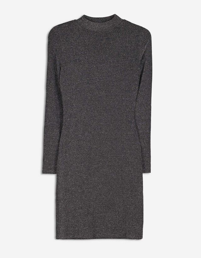 Abito midi - Modellante - nero