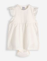 Body &agrave; manches courtes - Broderie anglaise - blanc