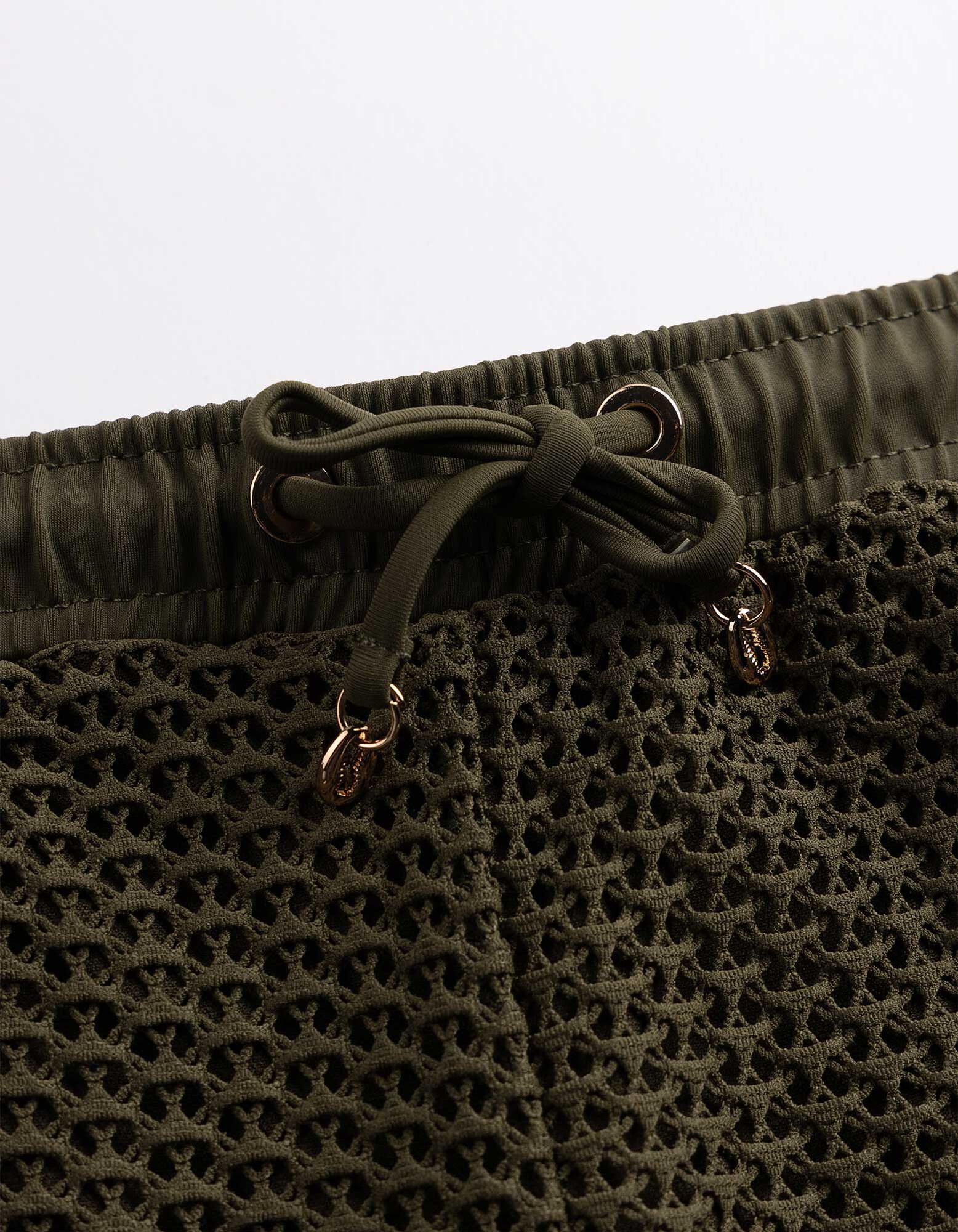 Badehose - Mesh - Khaki
