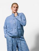 Jas - Knoopsluiting - lichtblauw