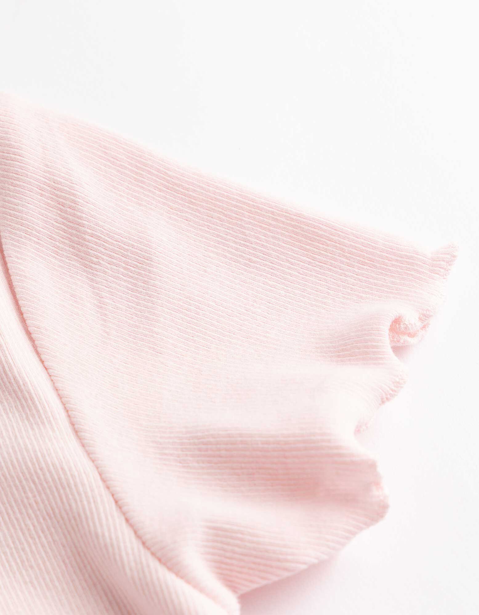 T-shirt - Ourlet coquille - ros&eacute; tendre 