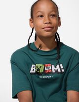 T-shirt - Minecraft - verde scuro