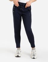 Laisvalaikio kelnės - Tamprus juosmuo - tamsiai melynas