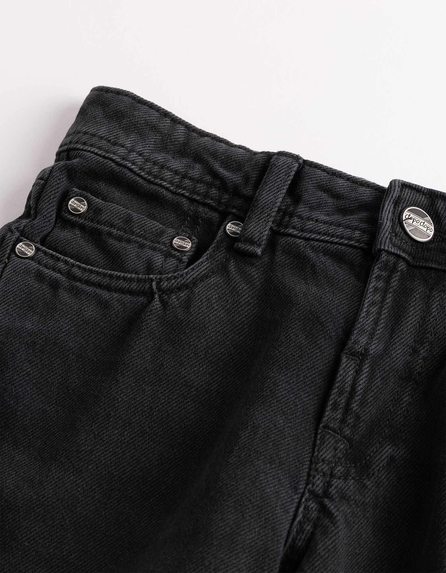 Jeans - Losse pasvorm - Zwart