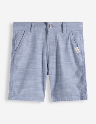 Shorts - Regulierbarer Saum - blau