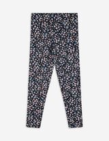 Leggings - Allover-Print - dunkelgrau