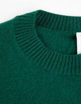 Pulover - ka&scaron;mir - tamno zelena