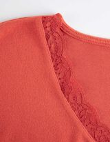 Marškinėliai ilgomis rankovėmis - LENZING™ ECOVERO™ - oranzinis